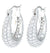 Wholesale New Style Full Diamond Zircon Copper Earrings