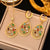 Wholesale Retro Flower Titanium Steel Plating Earrings Necklace