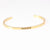 Wholesale Retro Letter Stainless Steel Bangle