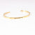 Wholesale Retro Letter Stainless Steel Bangle