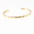 Wholesale Retro Letter Stainless Steel Bangle