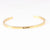 Wholesale Retro Letter Stainless Steel Bangle