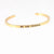 Wholesale Retro Letter Stainless Steel Bangle