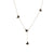 Wholesale Retro Simple Style Irregular Titanium Steel Inlay Artificial Gemstones Earrings Necklace