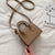 Wholesale Retro Solid Color Messenger Square Bag