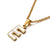 Wholesale Simple Shell English Letter Titanium Steel Necklace