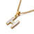 Wholesale Simple Shell English Letter Titanium Steel Necklace