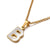 Wholesale Simple Shell English Letter Titanium Steel Necklace