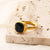 Wholesale Simple Style Classic Style Round Titanium Steel Inlay Zircon Rings