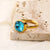 Wholesale Simple Style Classic Style Round Titanium Steel Inlay Zircon Rings