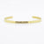 Wholesale Simple Style Letter Stainless Steel Bangle