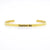 Wholesale Simple Style Letter Stainless Steel Bangle