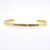 Wholesale Simple Style Letter Stainless Steel Bangle