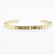 Wholesale Simple Style Letter Stainless Steel Bangle