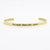 Wholesale Simple Style Letter Stainless Steel Bangle