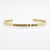 Wholesale Simple Style Letter Stainless Steel Bangle