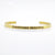 Wholesale Simple Style Letter Stainless Steel Bangle