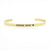 Wholesale Simple Style Letter Stainless Steel Bangle