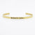 Wholesale Simple Style Letter Stainless Steel Bangle