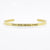 Wholesale Simple Style Letter Stainless Steel Bangle