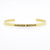 Wholesale Simple Style Letter Stainless Steel Bangle