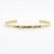 Wholesale Simple Style Letter Stainless Steel Bangle