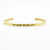 Wholesale Simple Style Letter Stainless Steel Bangle