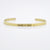 Wholesale Simple Style Letter Stainless Steel Bangle