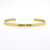 Wholesale Simple Style Letter Stainless Steel Bangle