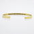 Wholesale Simple Style Letter Stainless Steel Bangle