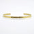 Wholesale Simple Style Letter Stainless Steel Bangle