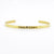 Wholesale Simple Style Letter Stainless Steel Bangle