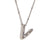 Wholesale Simple Style Letter Stainless Steel Plating 18k Gold Plated Pendant Necklace