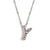 Wholesale Simple Style Letter Stainless Steel Plating 18k Gold Plated Pendant Necklace