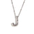 Wholesale Simple Style Letter Stainless Steel Plating 18k Gold Plated Pendant Necklace