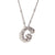 Wholesale Simple Style Letter Stainless Steel Plating 18k Gold Plated Pendant Necklace