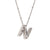 Wholesale Simple Style Letter Stainless Steel Plating 18k Gold Plated Pendant Necklace