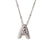 Wholesale Simple Style Letter Stainless Steel Plating 18k Gold Plated Pendant Necklace