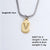 Wholesale Simple Style Letter Stainless Steel Titanium Steel Plating Chain Inlay Gold Plated Zircon Pendant Necklace