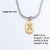 Wholesale Simple Style Letter Stainless Steel Titanium Steel Plating Chain Inlay Gold Plated Zircon Pendant Necklace