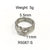 Wholesale Simple Style Oval Titanium Steel Rings