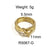 Wholesale Simple Style Oval Titanium Steel Rings