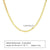 Wholesale Simple Style Solid Color Stainless Steel 18k Gold Plated Titanium Steel Necklace