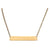 Wholesale Simple Style Solid Color Stainless Steel Plating 18k Gold Plated Pendant Necklace