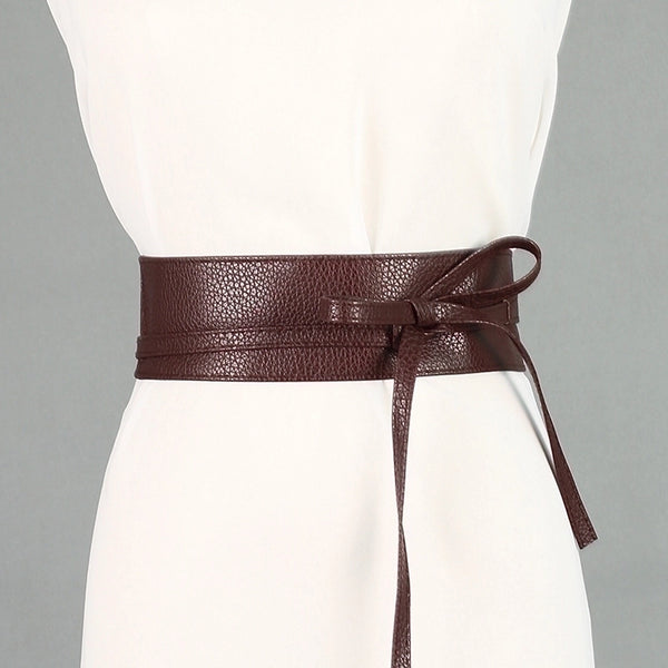 Wholesale Simple Wide Ribbons Bowknots Belt