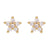 Wholesale Summer Zircon Earrings 18k Gold Color-preserving Jewelry