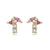 Wholesale Summer Zircon Earrings 18k Gold Color-preserving Jewelry