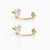 Wholesale Summer Zircon Earrings 18k Gold Color-preserving Jewelry