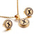 Wholesale Sweet Letter Stainless Steel Plating 18k Gold Plated Earrings Necklace