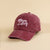 Wine-red Hat Women's Korean-style Wide Brim Sunshade All-match Love Washed Baseball Cap Hip-hop Fashion Male Baseball Cap